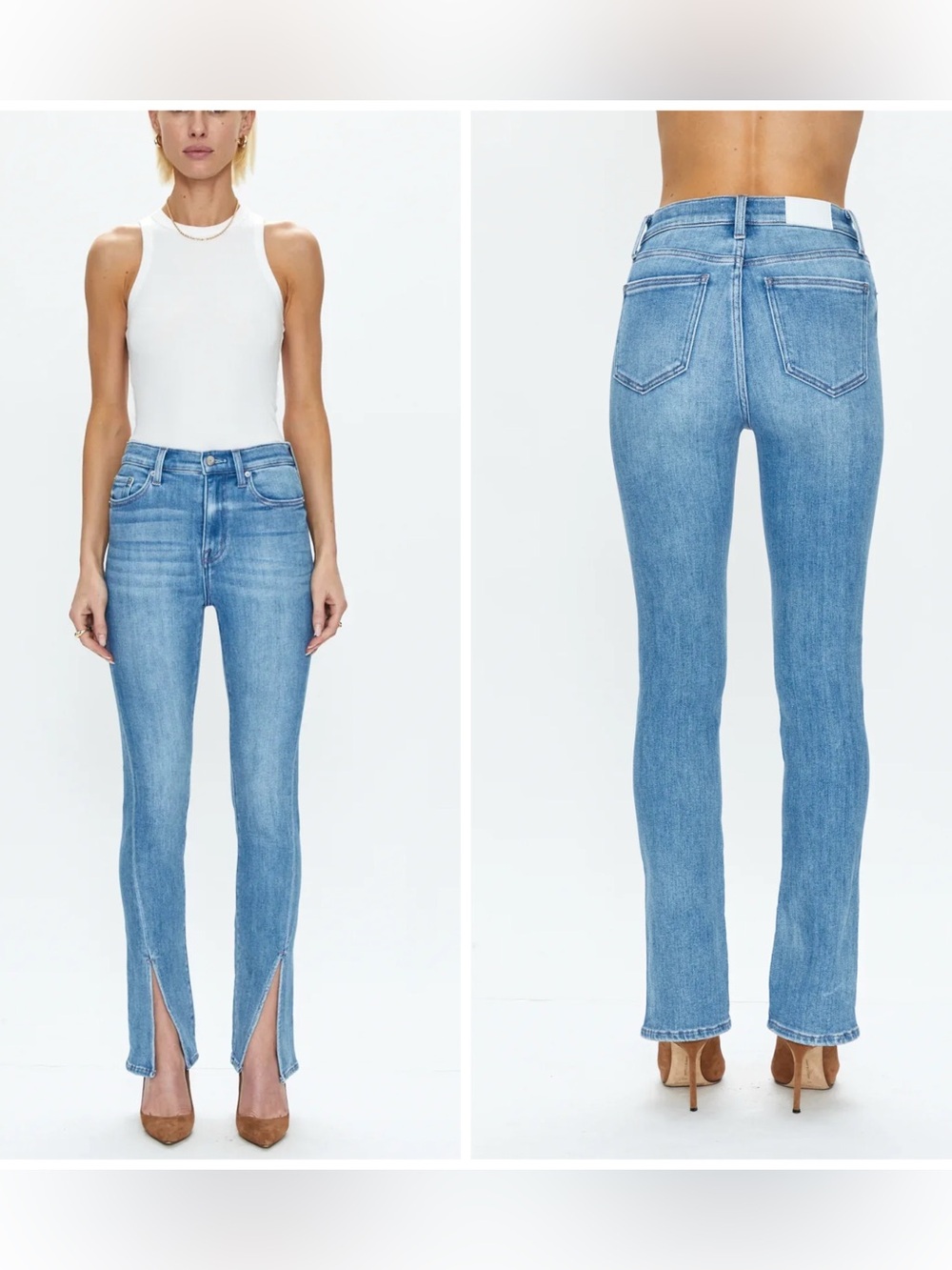 NWT Pistola $158 Teagan Vented Cigarette Jeans Size 26